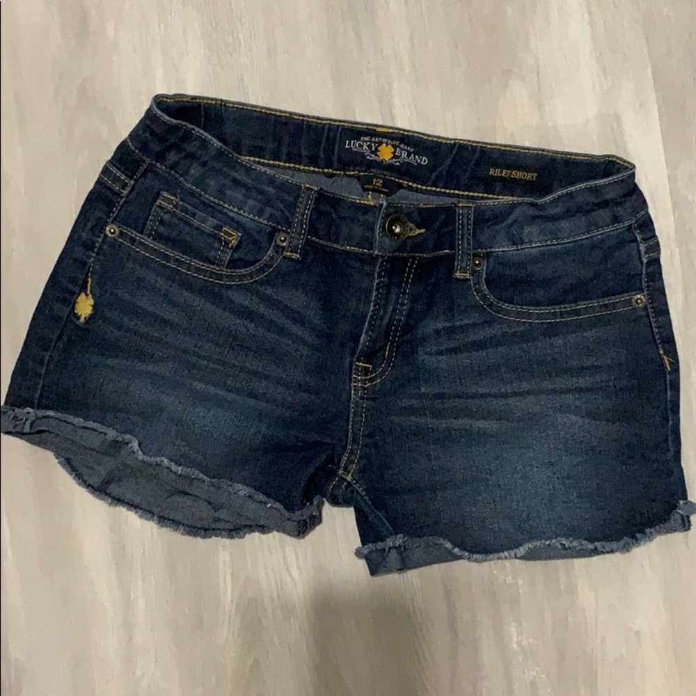 Girls LUCKY brand shorts.  Size 12
